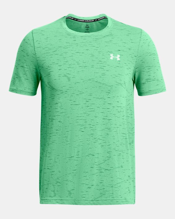 Męska koszulka z krótkimi rękawami UA Vanish Seamless, Green, pdpMainDesktop image number 4